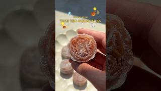 Thai tea snow skin mooncake recipe mooncake mooncakefestival midautumnfestival thaitea [upl. by Yllil181]