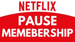 How To Pause Membership in Netflix  Put Netflix Subscription on Hold  Netflix Tutorial [upl. by Rahr49]