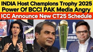 ICC Announced Schedule of CT25  BCCI Asks To ICC India Will host Champions Trophy 2025 [upl. by Cirtap]