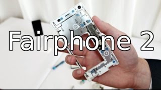 Fairphone 2 Teardown  How to take this modular Smartphone apart  4K [upl. by Aicitel898]