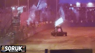 BriSCA F1 Stock Cars  World Championship Final Part 2 Northampton Shaleway  9923 [upl. by Coumas]