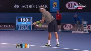 Denis Istomin  The Perfect Game HD [upl. by Leesen626]