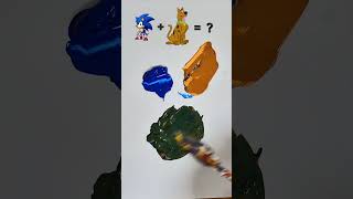 Sonic the Hedgehog  Scooby Doo   Guess The Color sonic colormixing guessthecolor scoobydoo [upl. by Isia30]