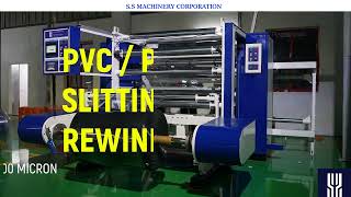 PET FILM  SLITTER REWINDER  150  1500 MICRON [upl. by Eshelman]