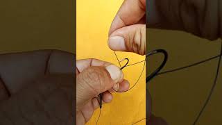 fishermans technique in Fishing  how to tie two hook on a fishing line [upl. by Gyimah930]