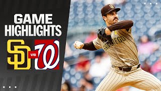 Padres vs Nationals Game Highlights 72524  MLB Highlights [upl. by Llemar]