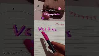 Ideias de como ter um caderno organizado 🖤🩷💜 [upl. by Irama]