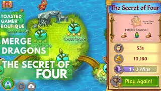 Merge Dragons The Secret Of Four Hidden Level 1st Win Gameplay Walkthrough [upl. by Diandre]