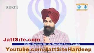 29032012  Gurdaspur Sikhs vs Police  1 Sikh Shheed  Caller Balbeer Singh Muchhal from Punjab [upl. by Blaseio2]