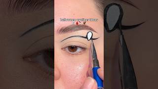 Halloween eyeliner ideas👻🦇🩸 makeuptutorial shorts halloween2024 halloween makeup [upl. by Sergo]