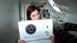 Foodist unboxing Juni 2016 [upl. by Amej]