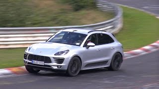 2015 Porsche Macan GTS testing on the Nurburgring [upl. by Florella]