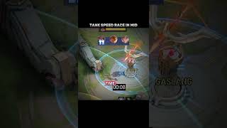 Tank Speed Race In Mid Lane Part 2 MLBB [upl. by Drake526]