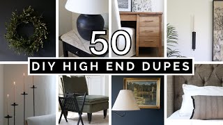 50 DIY HIGH END HOME DECOR THRIFTED DUPES [upl. by Aihpled554]