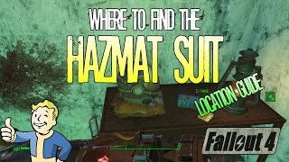 Fallout 4  Hazmat Suit  Important Item  Location Guide [upl. by Thamora]