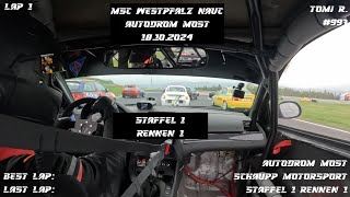 18102024 Autodrom Most NAVC Deutsche Amateur Rundstreckenmeisterschaft Staffel 1 Rennen 1 [upl. by Elleb]