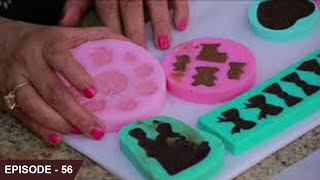 Learn how to use Silicon Moulds amp make beautiful Chocolate Decorations to apply on Cakes amp Desserts [upl. by Ary]