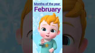 January February MarchMonths of the Year Nursery rhymes [upl. by Leelahk736]