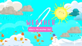 Weather  Whats the weather like  Weather Quiz ☀️🌧️🌈 [upl. by Ahsiuqram843]