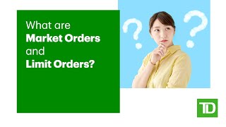 What are Market Orders and Limit Orders [upl. by Lacim]