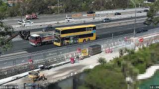 Warringah Freeway Upgrade time lapse  Monday 09 September 2024 [upl. by Iadrahc]