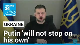 Putin will not stop on his own warns Zelensky on 1000th day of war • FRANCE 24 English [upl. by Griseldis]