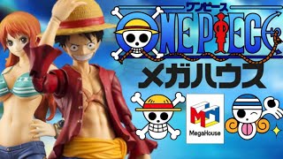 Variable Action Heroes One Piece Nami amp Luffy figures unboxing and review [upl. by Alyn907]