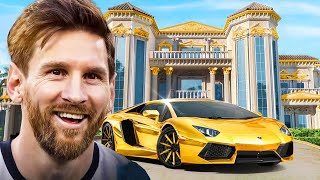 Lionel Messi  Net Worth Car Collection Mansion Private Jet [upl. by Ran]