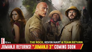 Jumanji 3 Release Date Announced  The Rock Kevin Hart amp Team Return  Ent News Today [upl. by Atikihs]