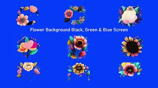 Flower background flower green screen background video flower overlay effects overlay [upl. by Simson]