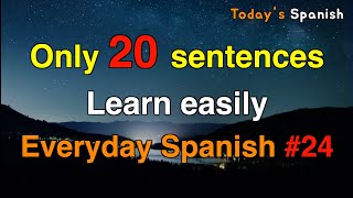 Learn Spanish 20461480Spanish Listening  Spanish Conversation  Spanish SelfStudy [upl. by Ahtimat]