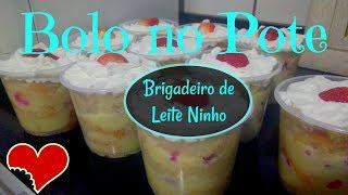 BRIGADEIRO DE LEITE NINHO PARA RECHEAR BOLO NO POTE E MAIS [upl. by Babita]