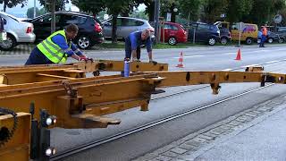 stadtregiotram Gmunden  Vorchdorf TramlinkVerladung in aller Kürze [upl. by Nightingale]