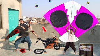 Kite Vs Nasir Havey Bike Accident  Gudda [upl. by Ahtinak]