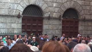 Preparation and practice before Palio di Siena [upl. by Iegres683]