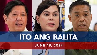 UNTV Ito Ang Balita  June 19 2024 [upl. by Sucerdor]