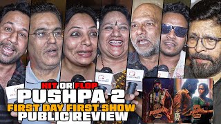 Pushpa 2  The Rule PUBLIC REVIEW  First Day First Show  Allu Arjun Rashmika Mandanna [upl. by Aihtnyc]