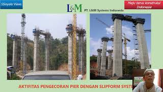 MEMBANGUN TIANG JEMBATAN TINGGI DENGAN quotSLIPFORM ATAU JUMP FORM SYSTEMquot MENJADI MUDAH DAN CEPAT [upl. by Neeham]