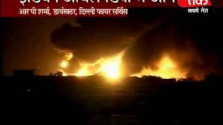 Big fire in IOC depot near Jaipur 4 of 5 [upl. by Arlee840]