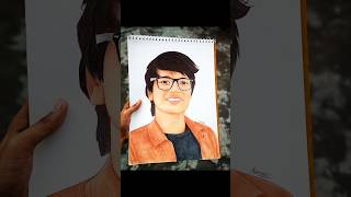 Sourav joshi vs fukra inshan drawing 😍 shorts drawing art artist artwork sketch painting [upl. by Hsital]