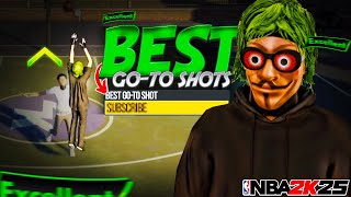 BEST GOTO SHOTS FOR EVERY HEIGHT ON NBA 2K25 BEST JUMPSHOTS  SHOT ANIMATIONS amp MORE [upl. by Dunson]