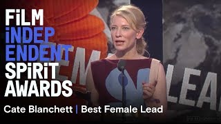 Best Female Lead  2014 Film Independent Spirit Awards [upl. by Nalyorf]