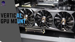 How to Mount a vertical GPU in your PC using Riser Cables [upl. by Edi854]