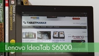 Wideo test i recenzja tabletu Lenovo IdeaTab S6000  techManiaKpl [upl. by Astrahan]