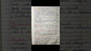 11th Biology 2nd lesson Systematics of living organisms hand written notes🙂👍 neet biology [upl. by Atazroglam697]