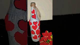 DIY 3D Bottle art best out of wastediy shortvideo shorts [upl. by Adiam]