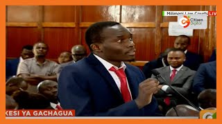 Dr Eboso argues that allowing Kindiki swearingin will deny Gachagua the right to fair trial [upl. by Celeste]