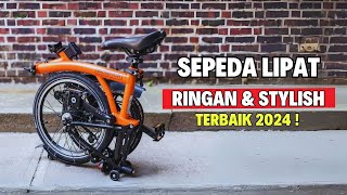 10 REKOMENDASI SEPEDA LIPAT TERBAIK 2024 Bahan Kokoh Ringan Paling Awet [upl. by Steinberg]