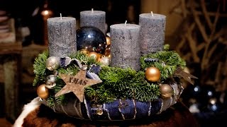 Trendigen Adventskranz mit Jeans by MSchouten [upl. by Gilud]