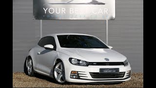 Volkswagen Scirocco 20 TDI BlueMotion Tech RLine  WALK AROUND VIDEO REVIEW  4K [upl. by Lovering362]